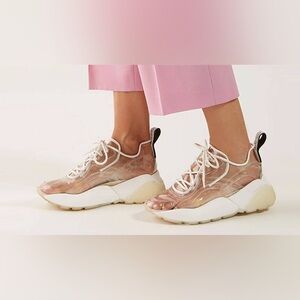 Stella McCartney eclypse clear pvc sneakers size 7